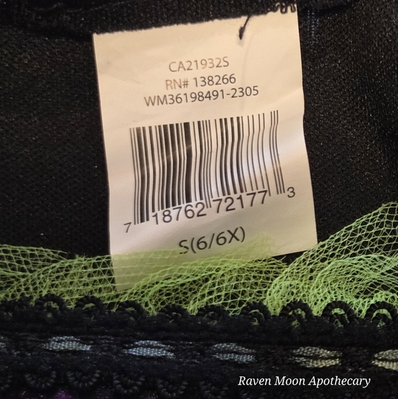 Purple and Green Kids Costume - Picture 4 of 5